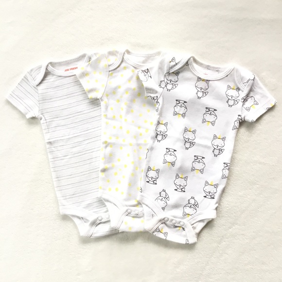 Joe Fresh Other - 0-3 month raccoon onesie bundle 🆕